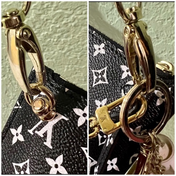 👑✅PRICE FIRM✅ AUTHENTIC Louis Vuitton Black Wristlet - Picture 7 of 17